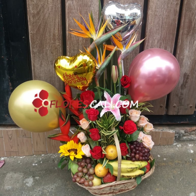 Flores Frutas Globos en Cali Dia de la Madre