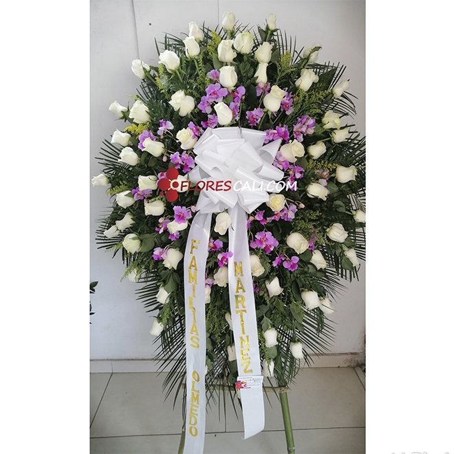 Corona fúnebre Cali 