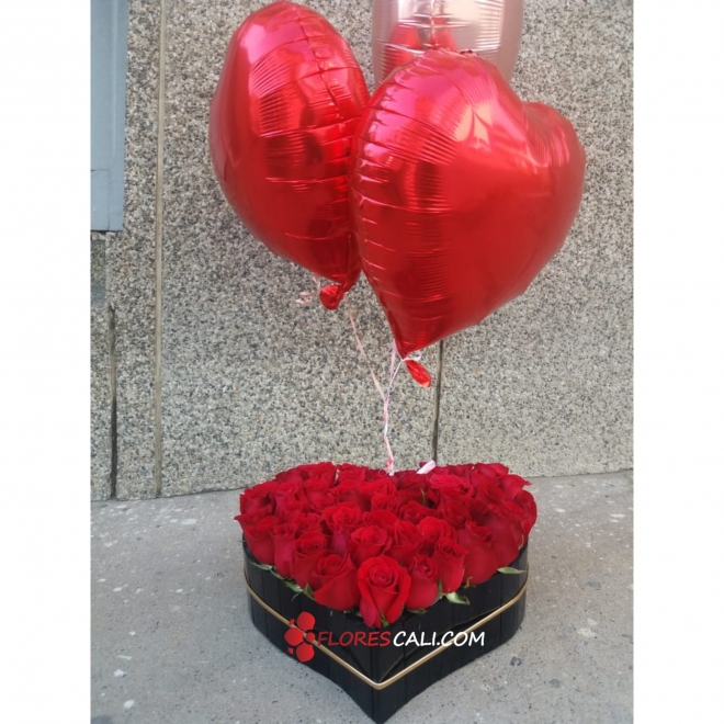 Mi corazoncito día de los enamorados floristería en Cali 