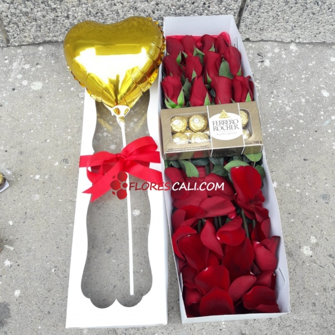 Caja x12 rosas Dia de la Madre 