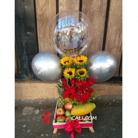 Arreglo con frutas en Cali día de la Madre