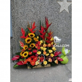 Arreglo frutero grande de amor para Mama en cali